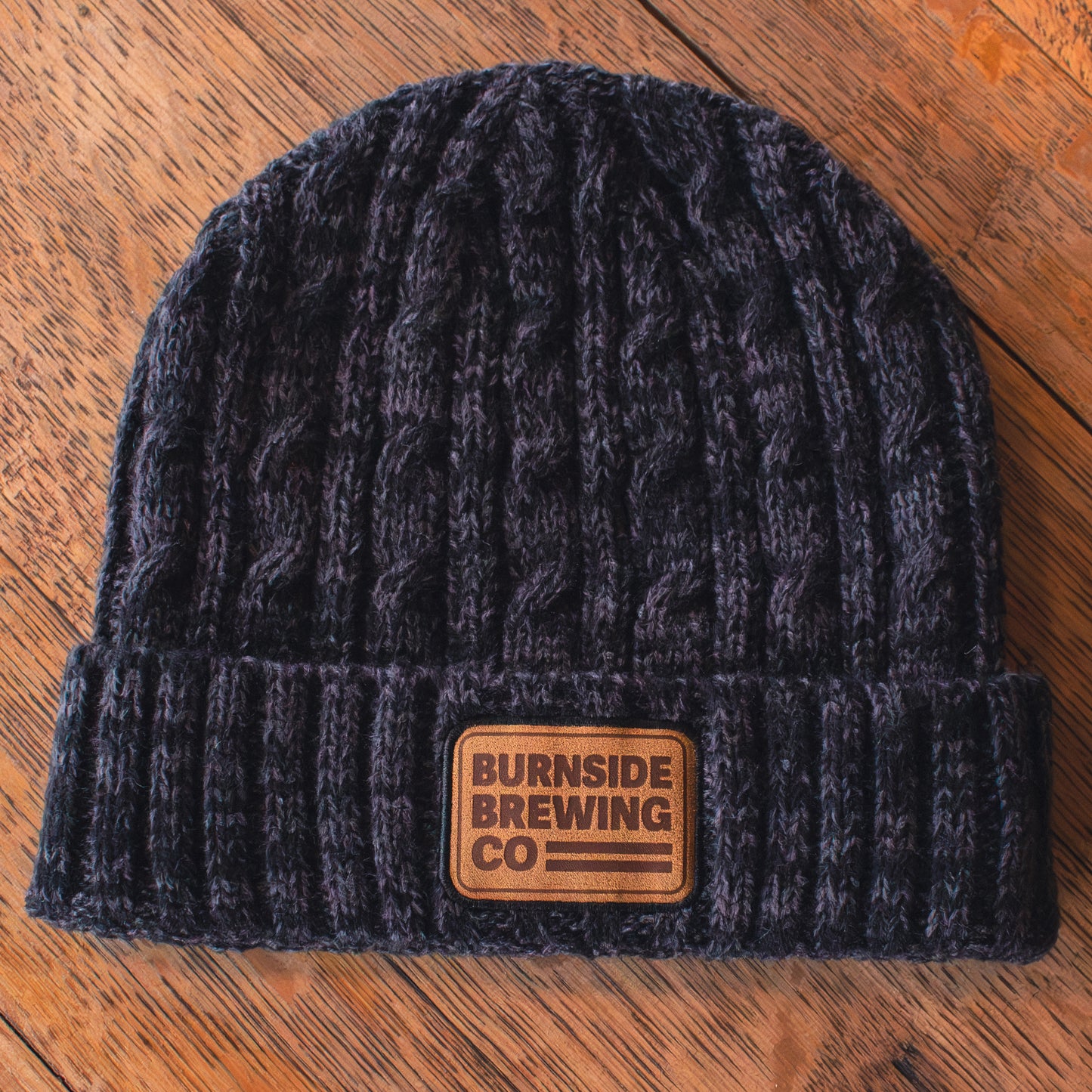 Leather Patch Toque