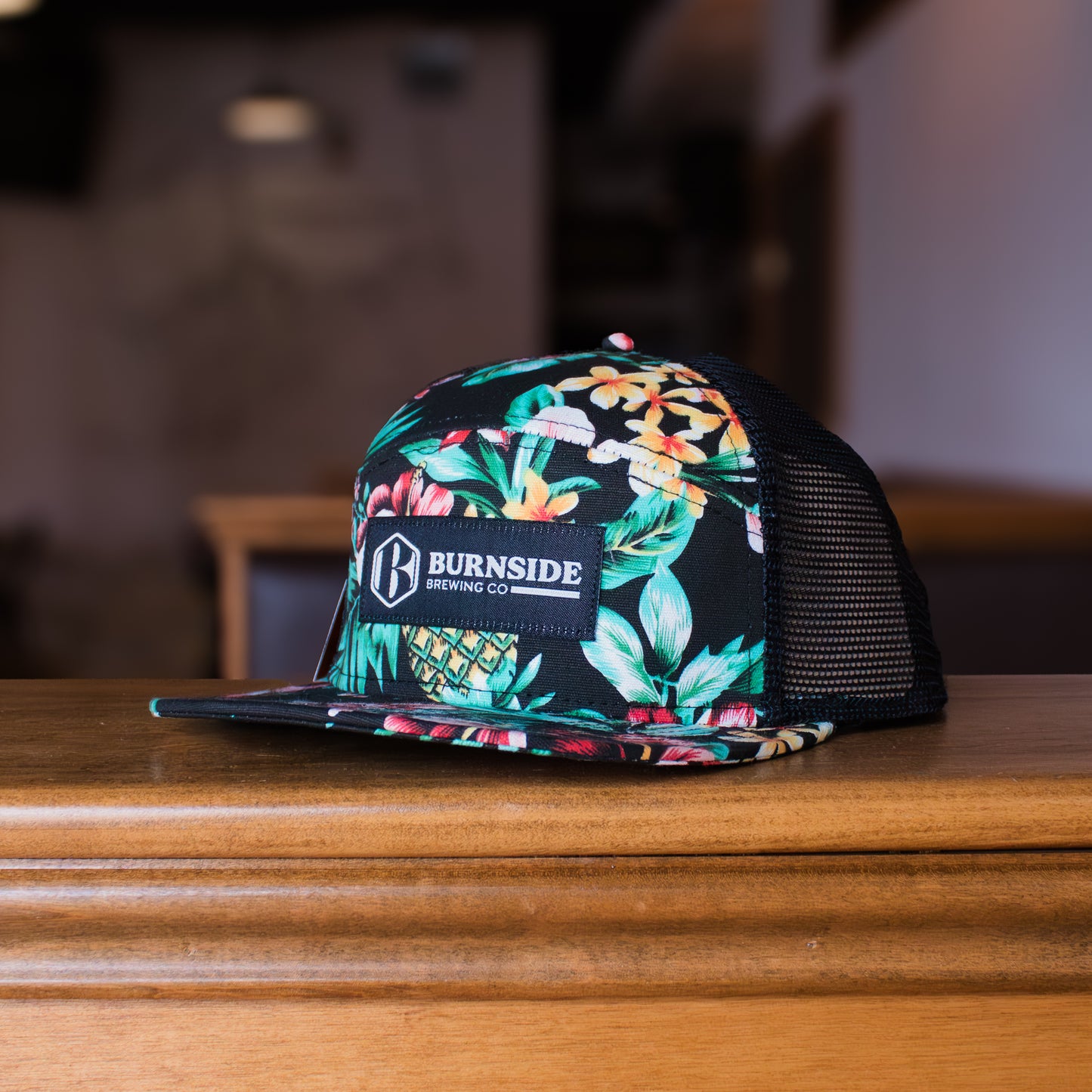 Patch Hat - Black Aloha