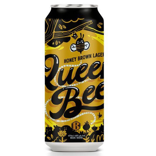 Queen Bee Honey Brown Lager (473ml)