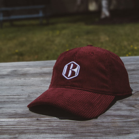 Dad Hat - Maroon Corduroy