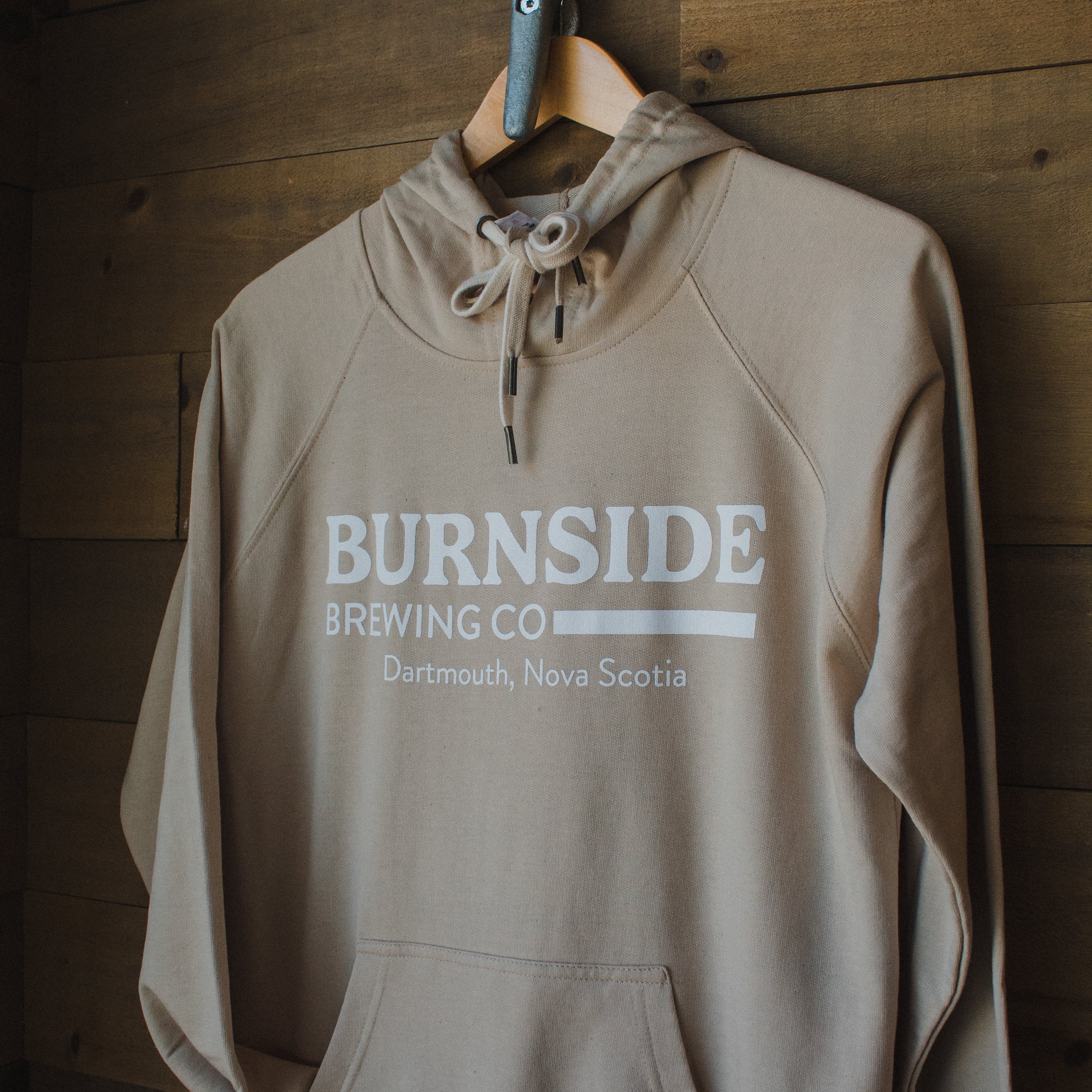 Lightweight Hoodie Sand Burnside Brewing Company