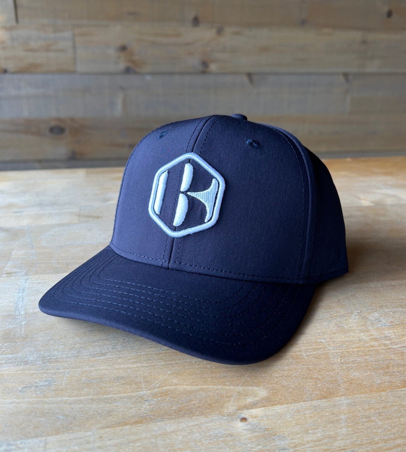 Raised 'B' Hat - Navy (Lightweight)