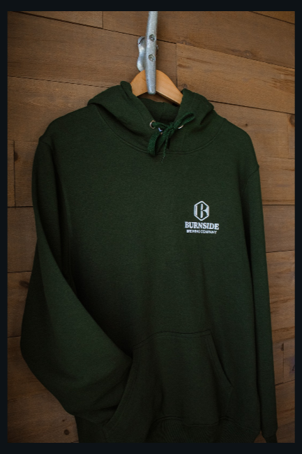 Hoodie - Green - Small Logo